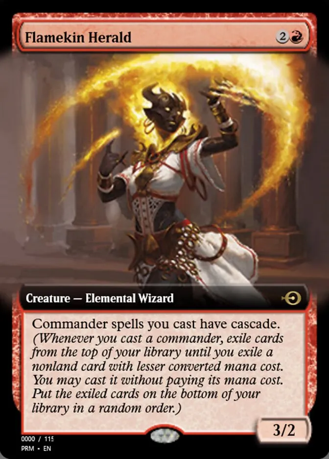 Flamekin Herald Front Face