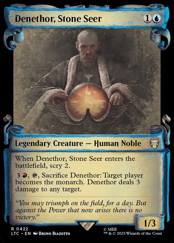 Denethor, Stone Seer Front Face
