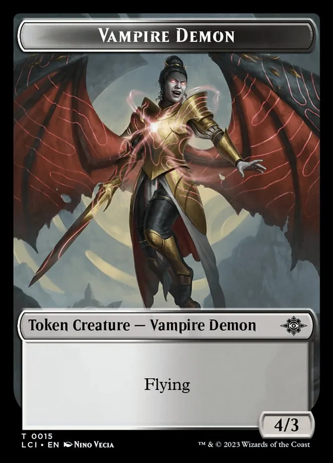Vampire Demon Front Face