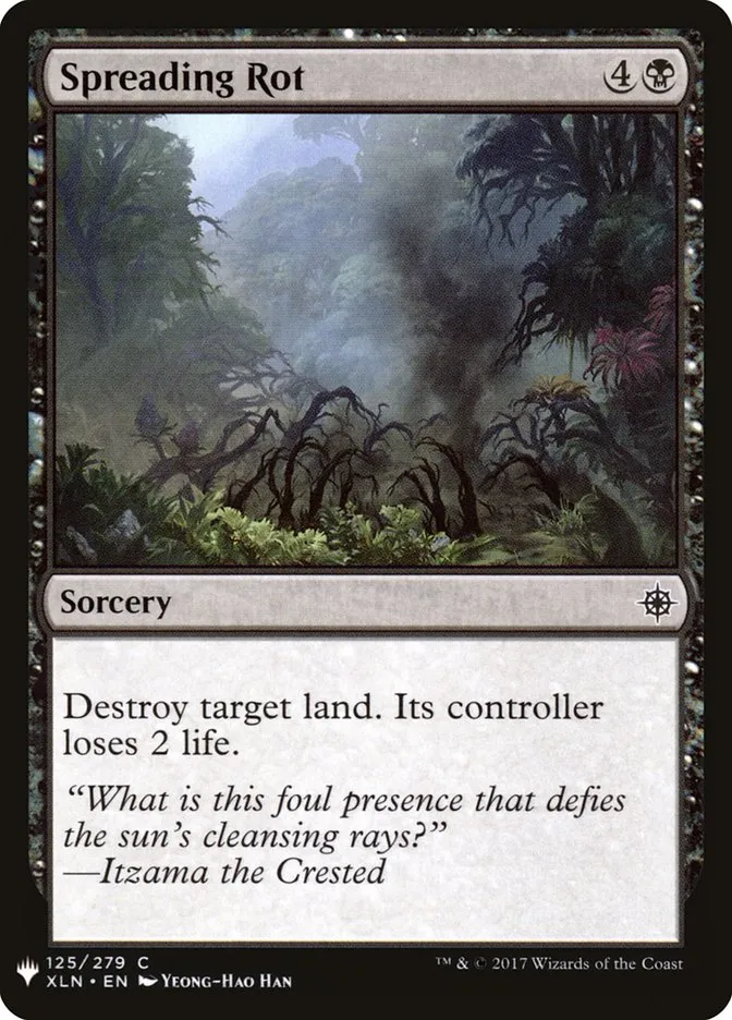 Spreading Rot Front Face