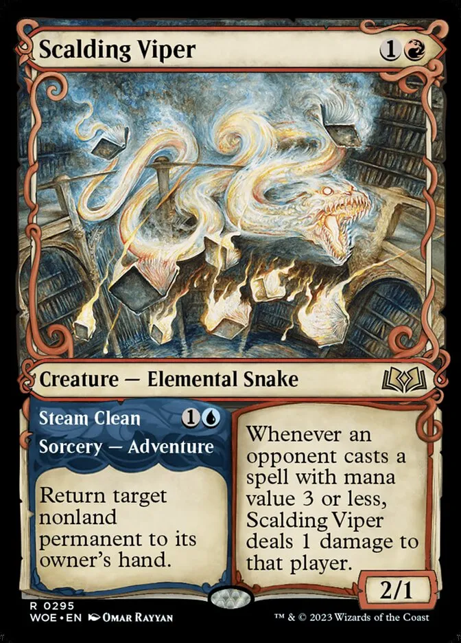 Scalding Viper // Steam Clean Front Face
