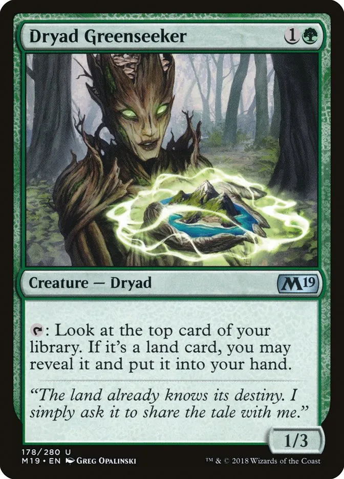 Dryad Greenseeker Front Face