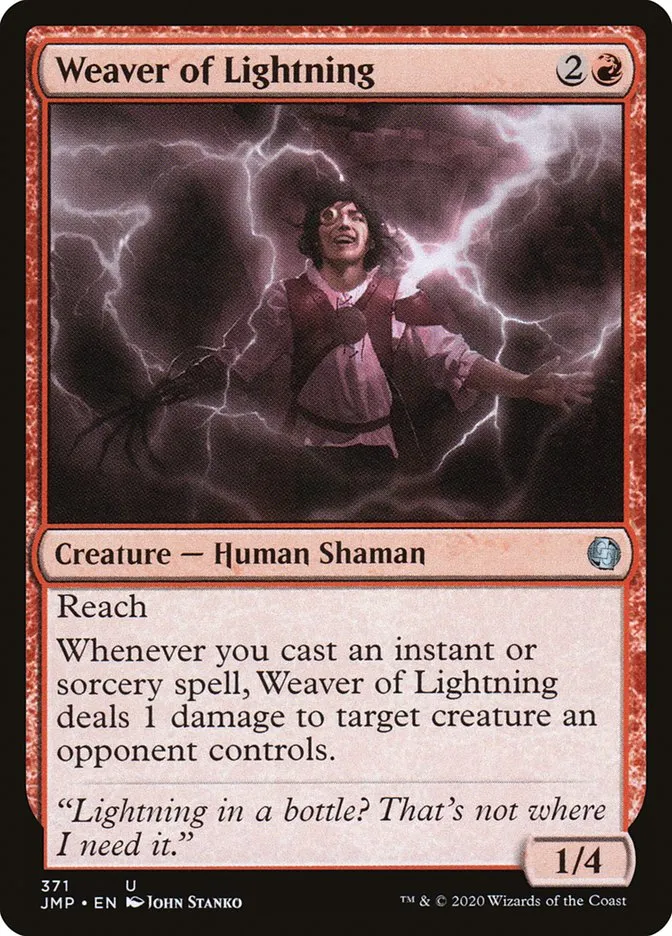 Weaver of Lightning Front Face