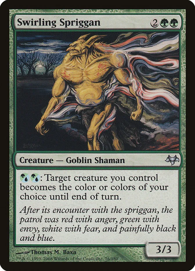 Swirling Spriggan Front Face