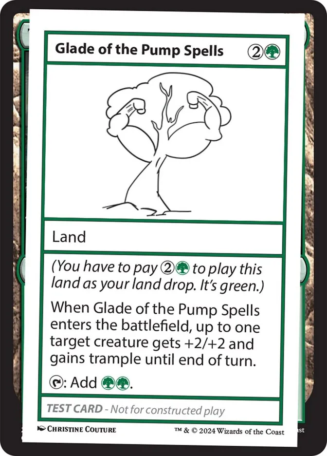 Glade of the Pump Spells Front Face