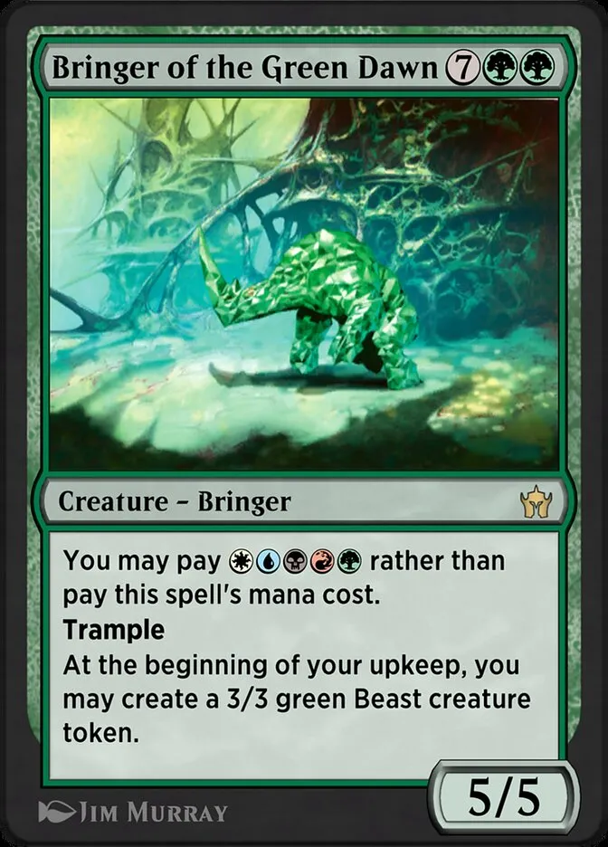 Bringer of the Green Dawn Front Face