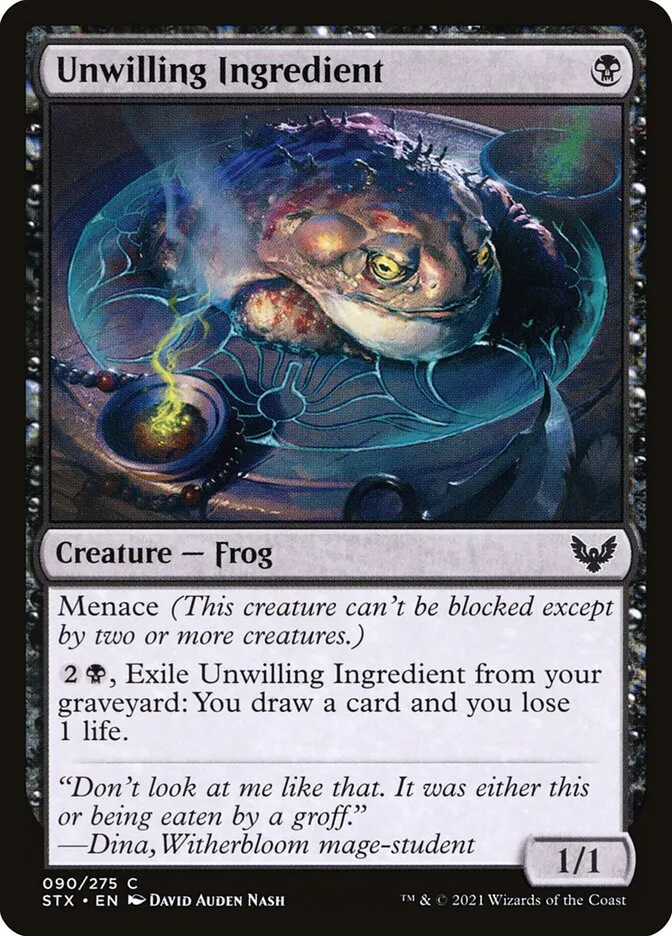 Unwilling Ingredient Front Face