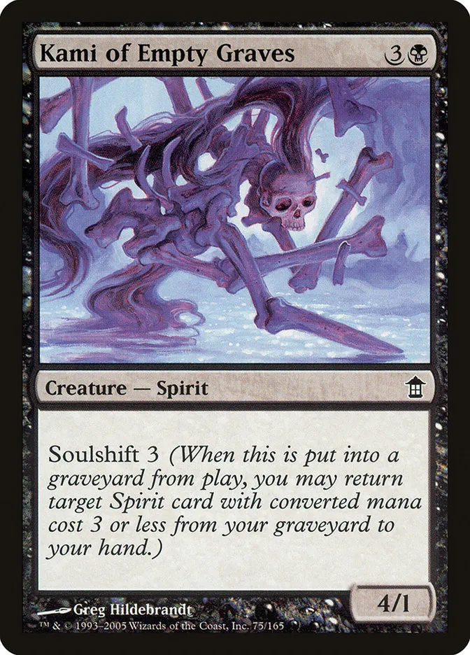 Kami of Empty Graves Front Face