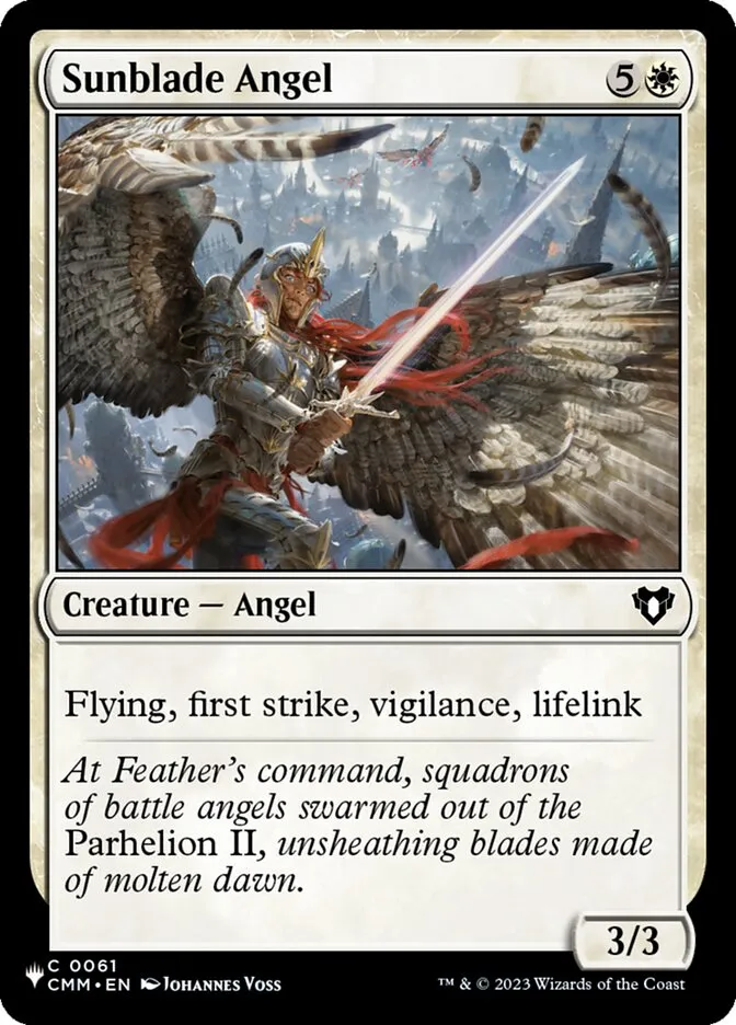 Sunblade Angel Front Face