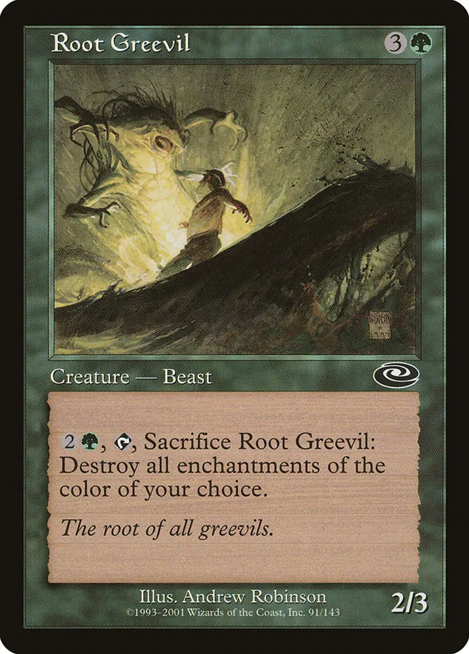 Root Greevil Front Face