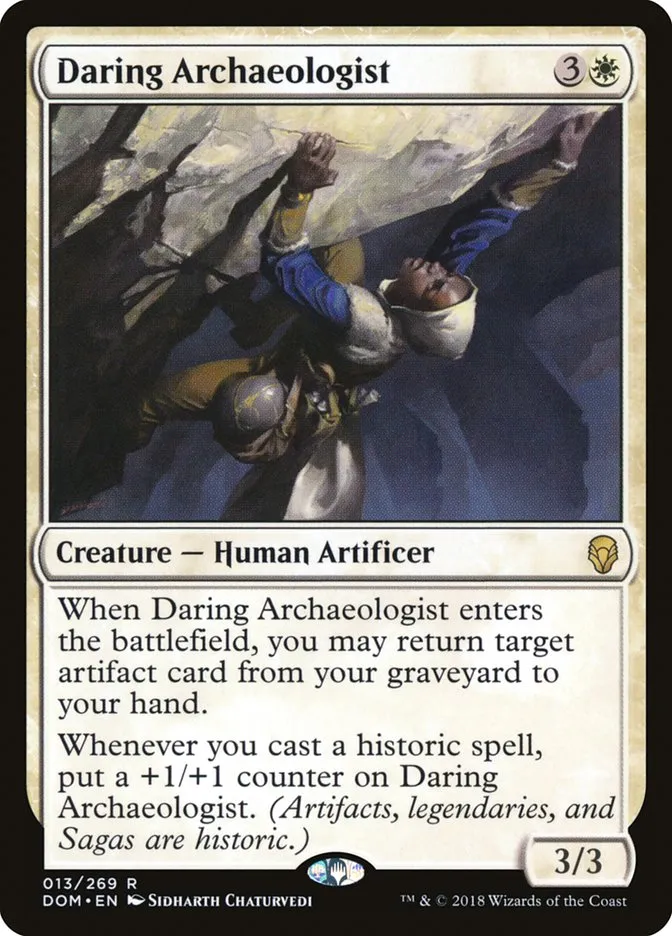 Daring Archaeologist Front Face