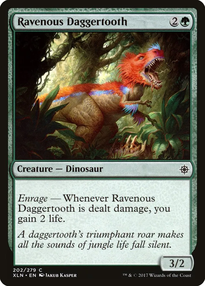 Ravenous Daggertooth Front Face
