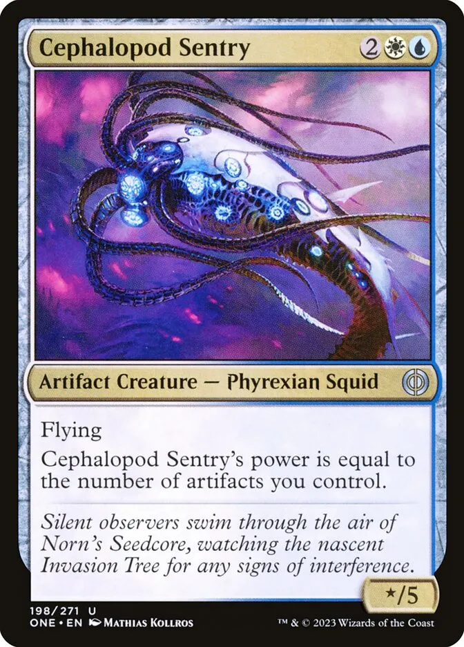Cephalopod Sentry Front Face