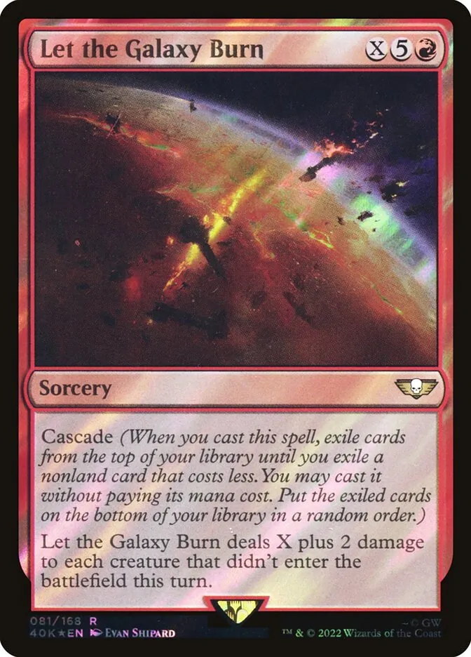 Let the Galaxy Burn Front Face