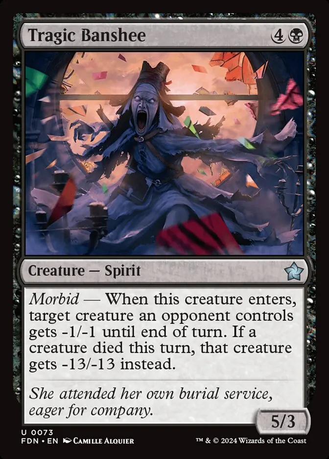 Tragic Banshee Front Face