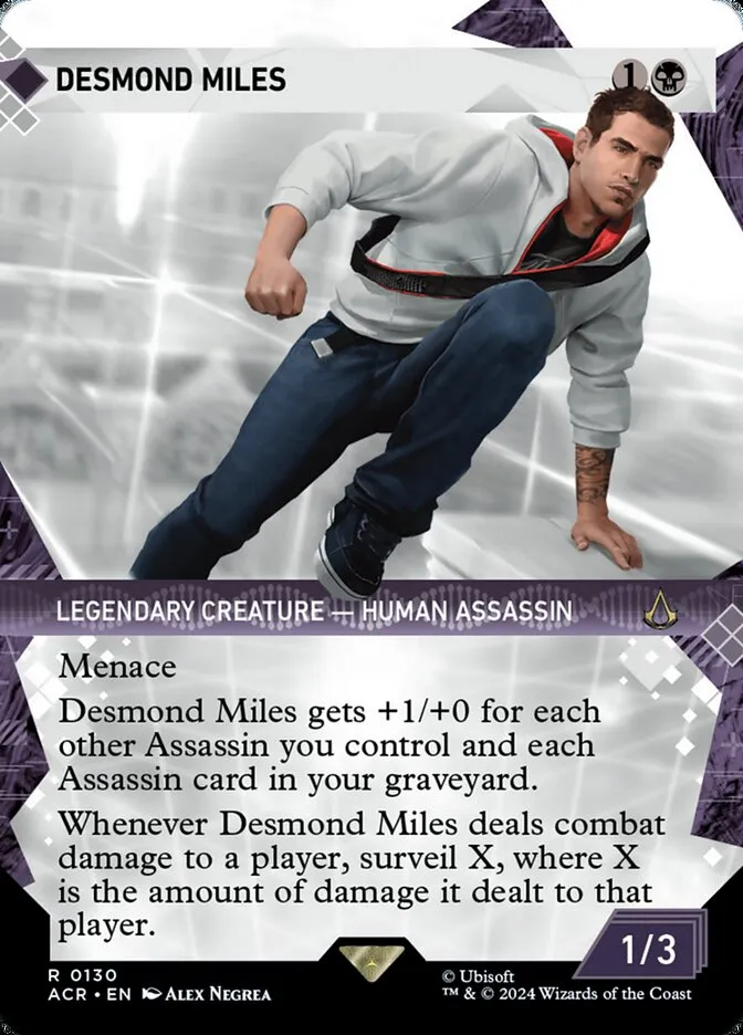 Desmond Miles Front Face