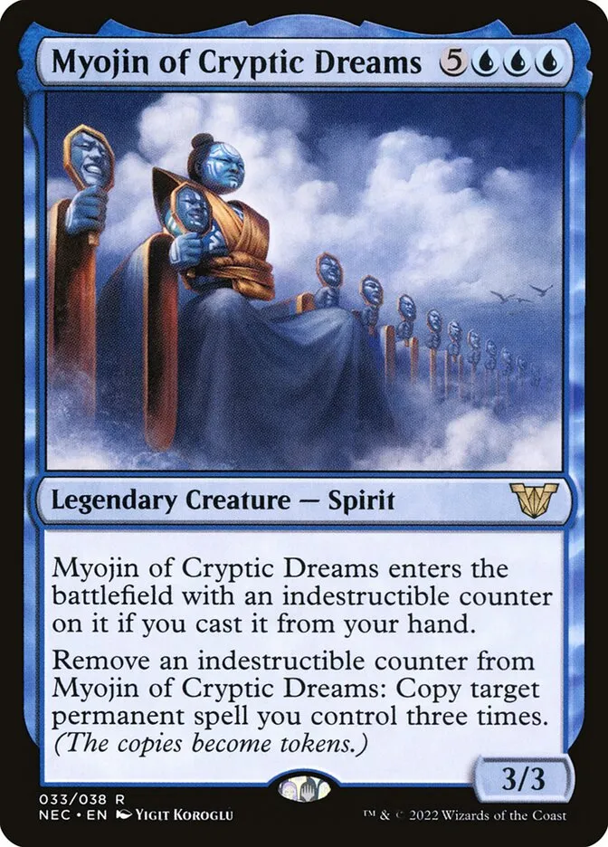 Myojin of Cryptic Dreams Front Face