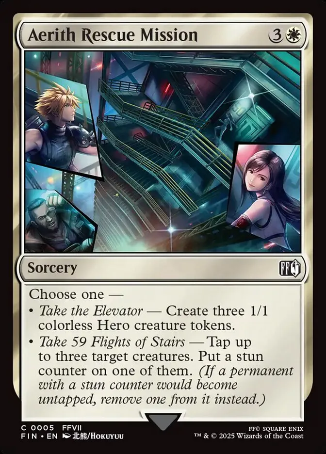 Aerith Rescue Mission Front Face