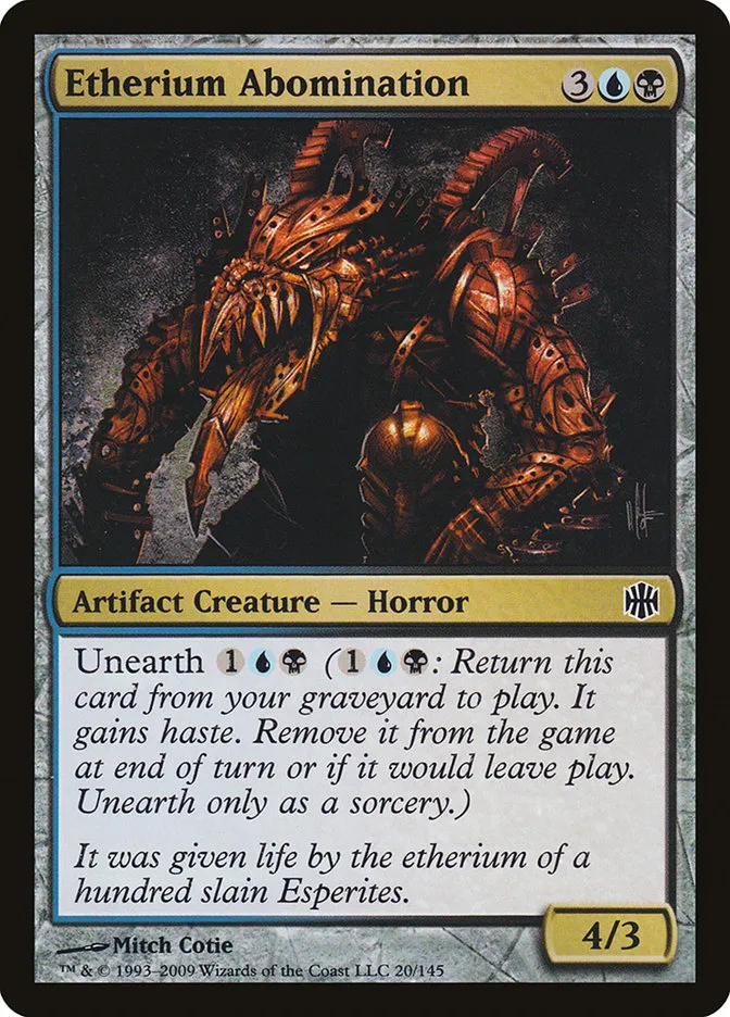 Etherium Abomination Front Face