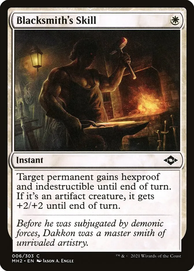 Blacksmith's Skill Front Face