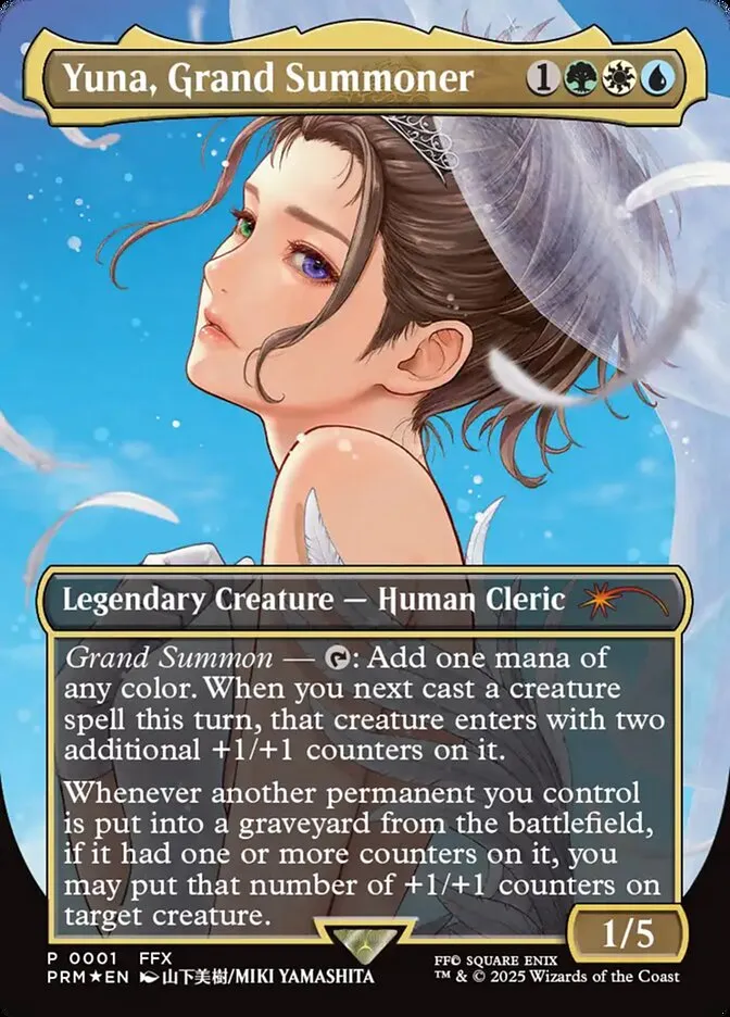 Yuna, Grand Summoner Front Face