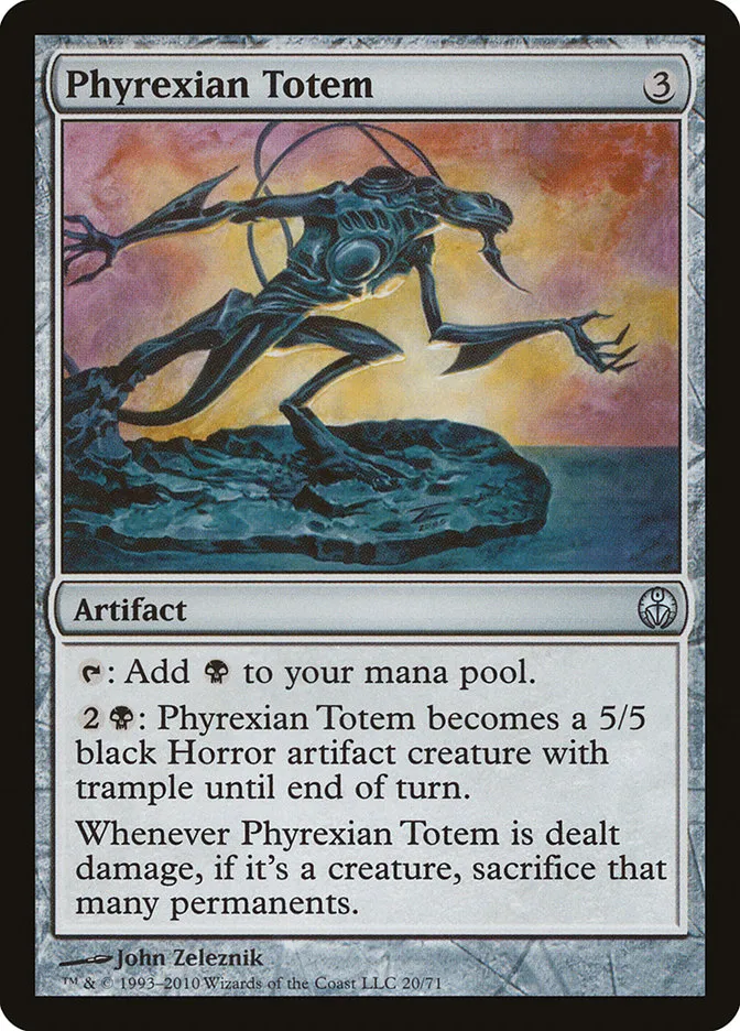 Phyrexian Totem Front Face