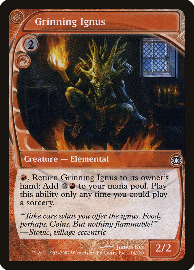 Grinning Ignus Front Face