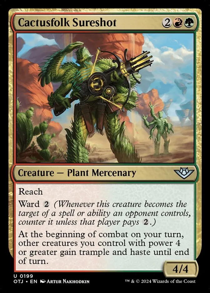 Cactusfolk Sureshot Front Face