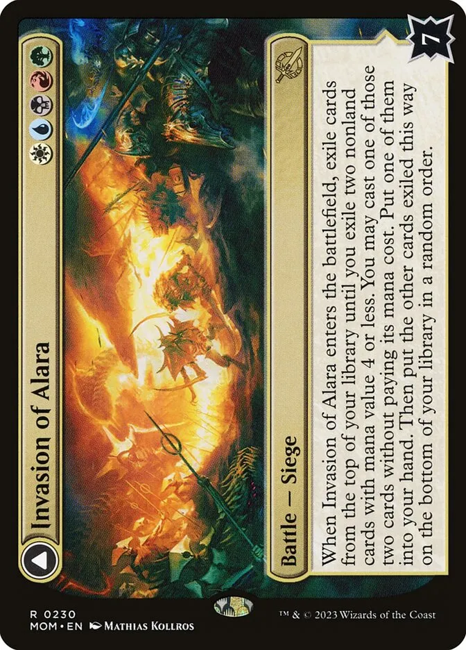 Invasion of Alara // Awaken the Maelstrom Front Face