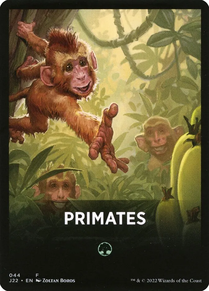 Primates Front Face