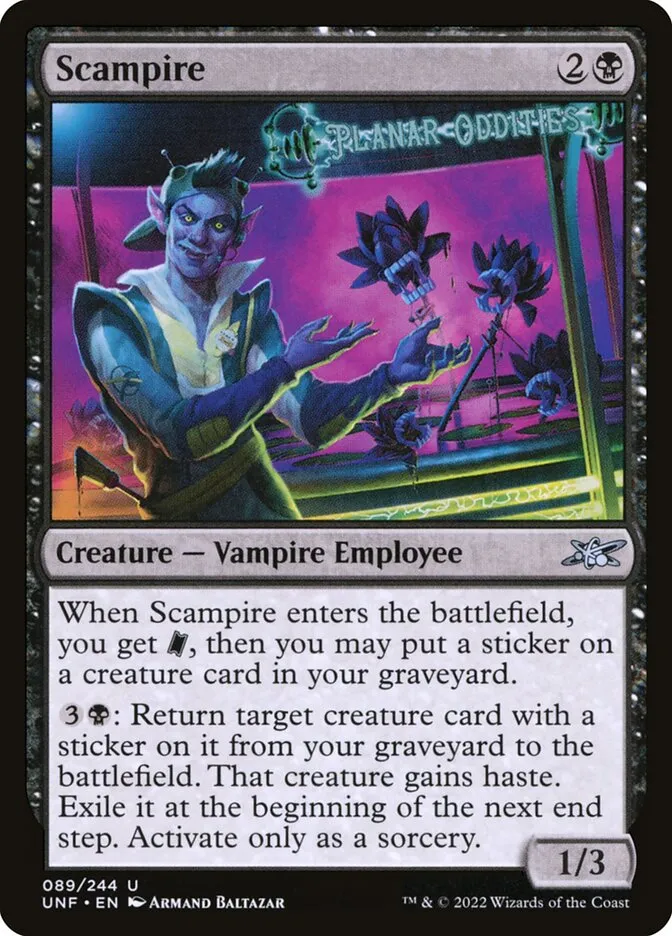 Scampire Front Face