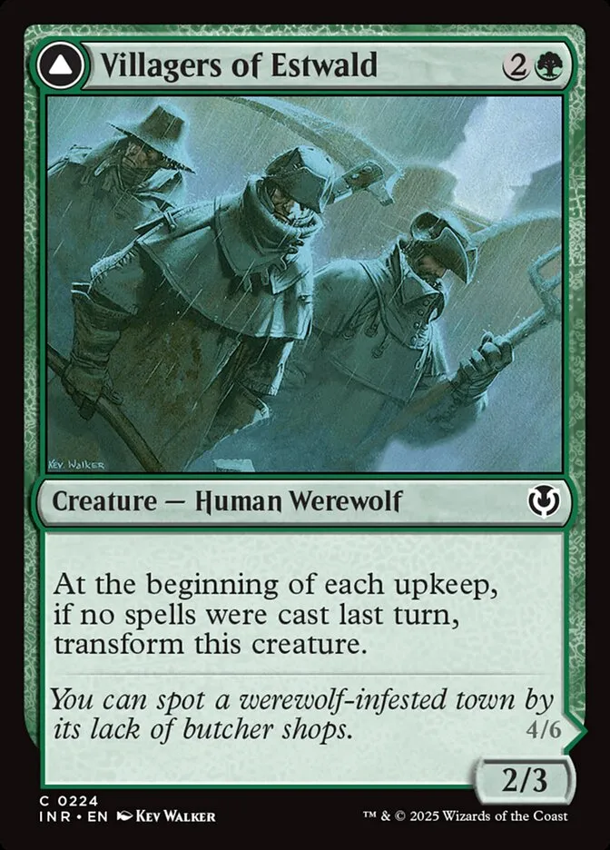 Villagers of Estwald // Howlpack of Estwald Front Face