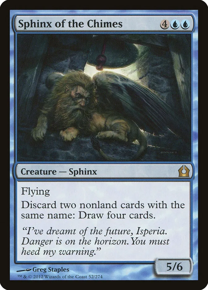 Sphinx of the Chimes Front Face