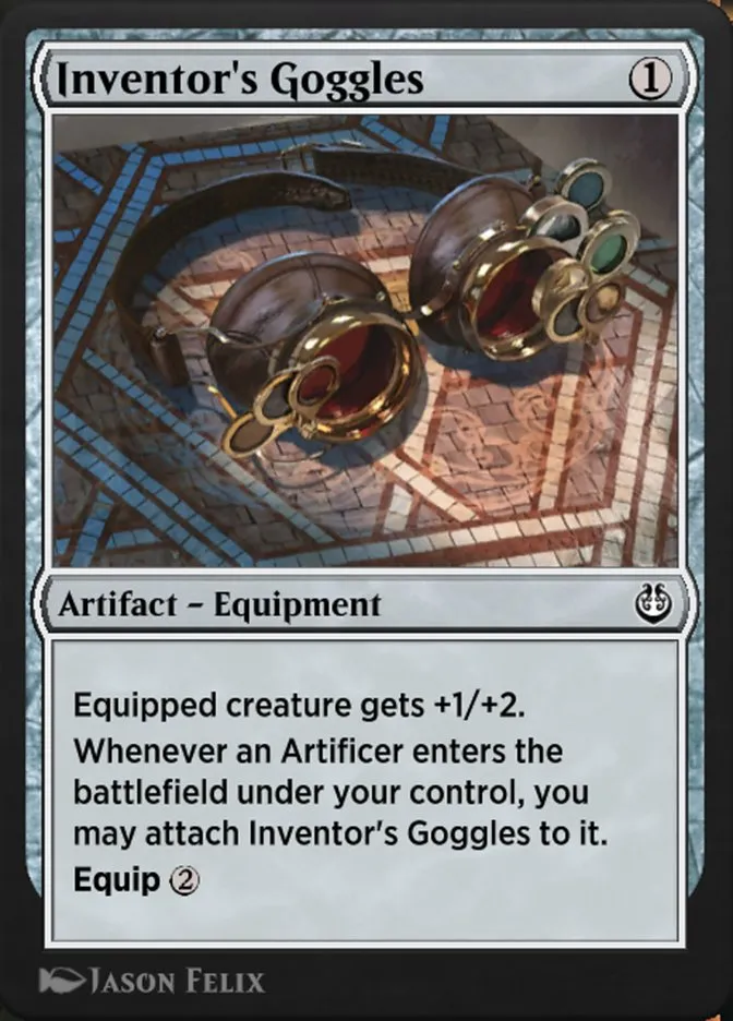 Inventor's Goggles Front Face