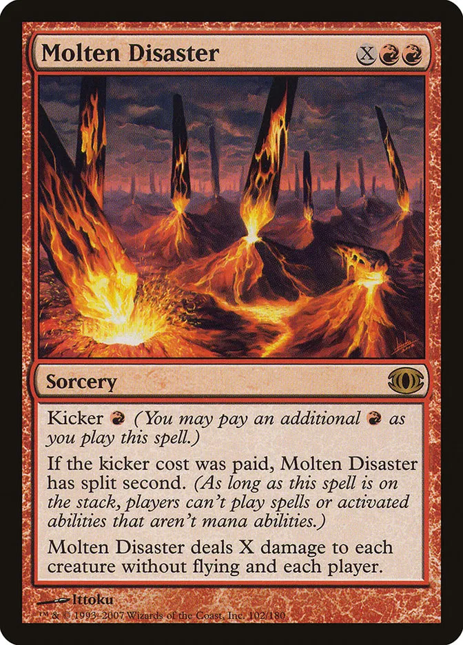 Molten Disaster Front Face