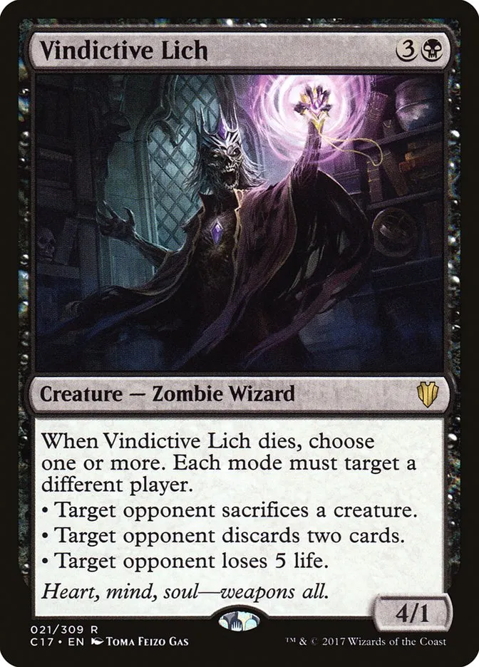 Vindictive Lich Front Face