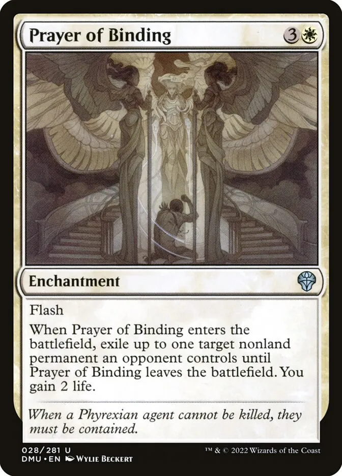 Prayer of Binding Front Face