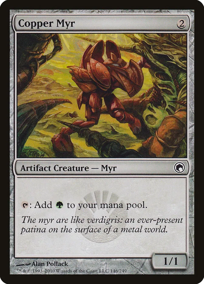 Copper Myr Front Face