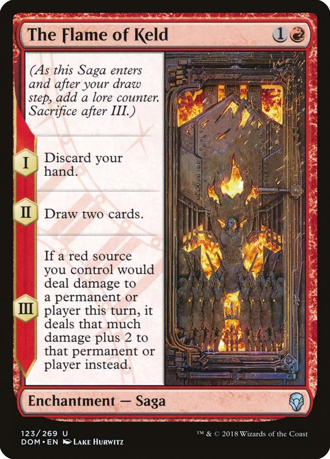 The Flame of Keld Front Face
