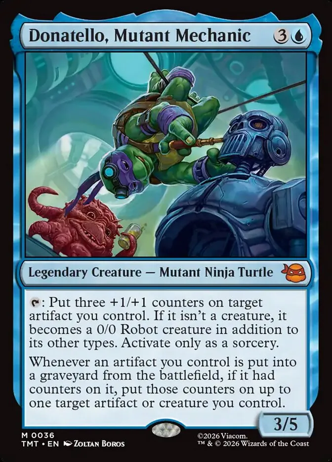 Donatello, Mutant Mechanic Front Face