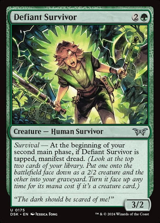 Defiant Survivor Front Face
