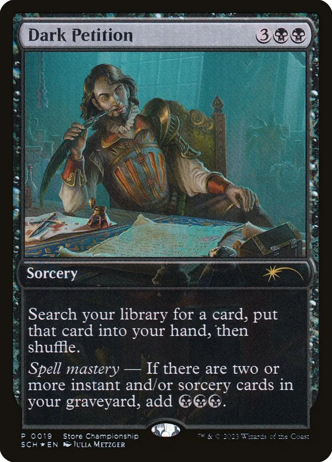 Dark Petition Front Face