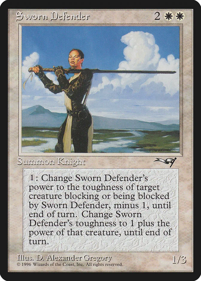 Sworn Defender Front Face