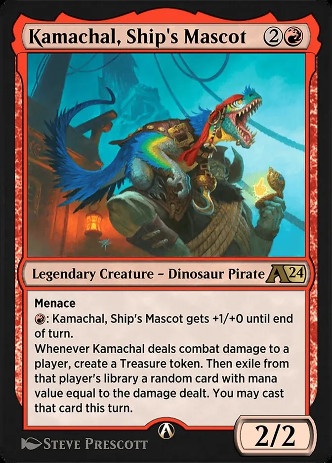 Kamachal, Ship's Mascot Front Face