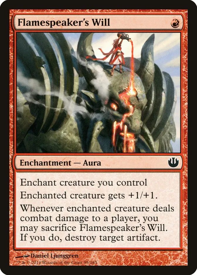 Flamespeaker's Will Front Face