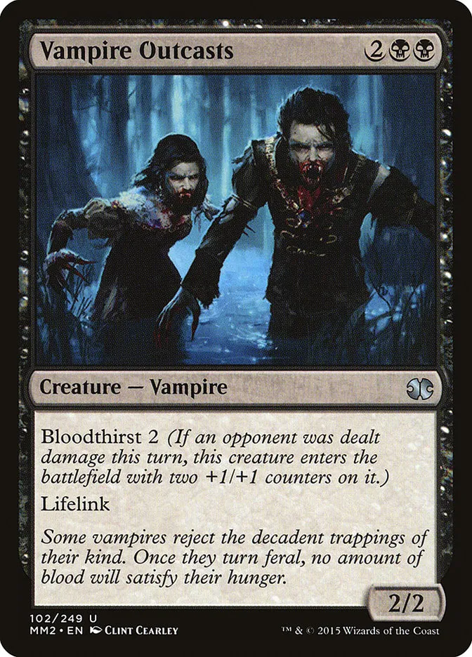 Vampire Outcasts Front Face