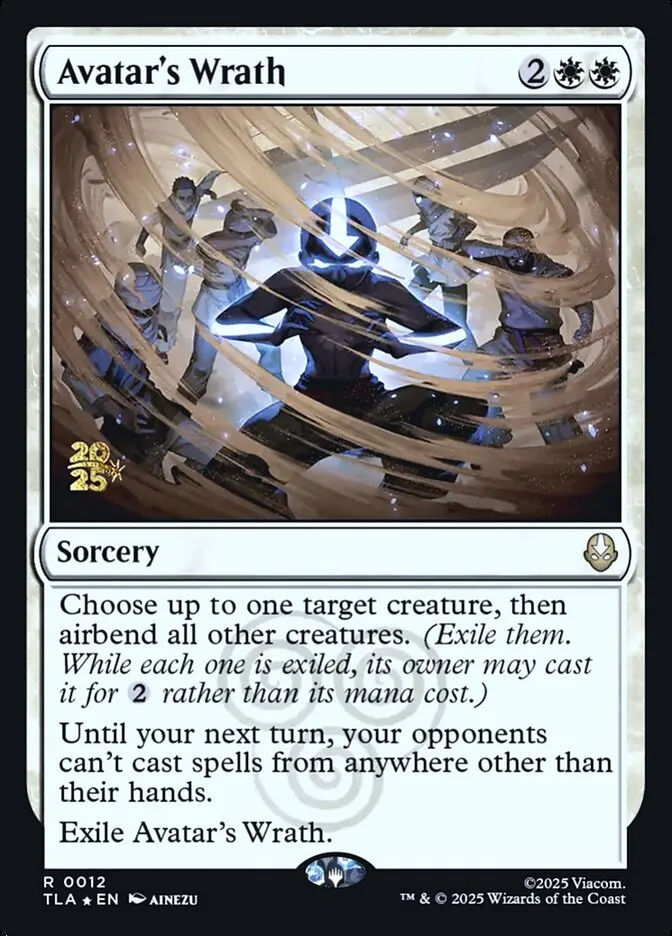 Avatar's Wrath Front Face