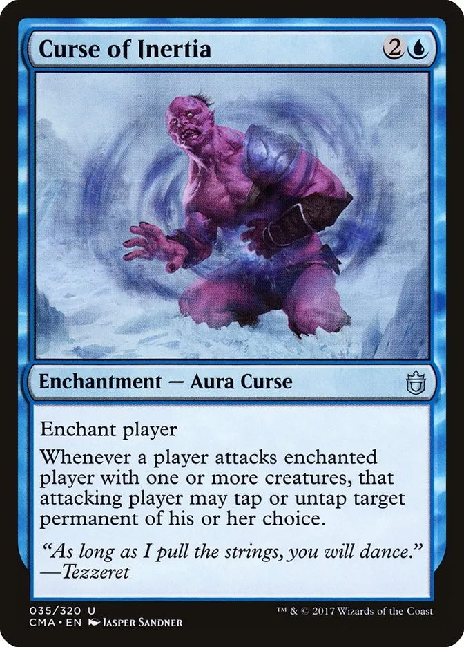 Curse of Inertia Front Face