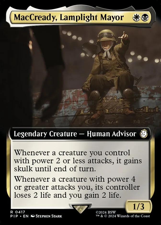 MacCready, Lamplight Mayor Front Face