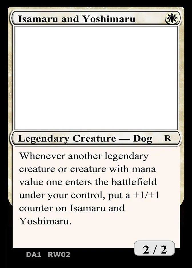 Isamaru and Yoshimaru Front Face